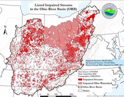 Impaired waters in WV