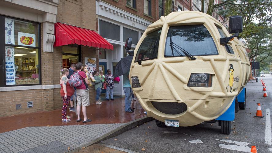 Nutmobile visits Charleston Peanut Shoppe