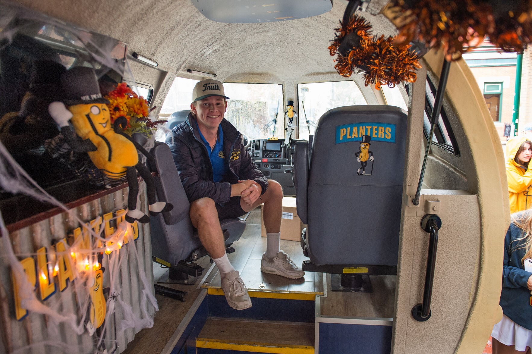 Nutmobile visits Charleston Peanut Shoppe