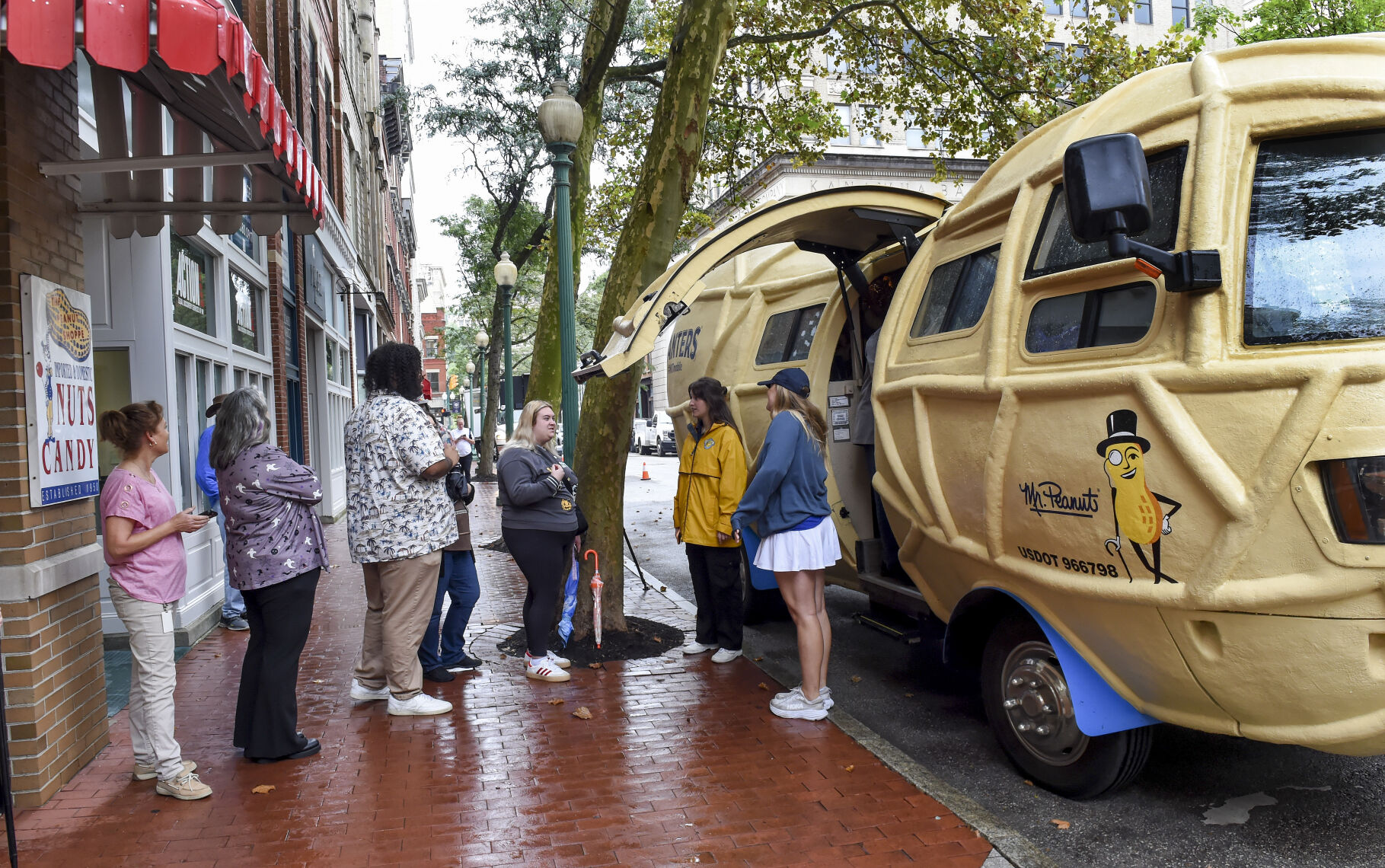 Nutmobile visits Charleston Peanut Shoppe