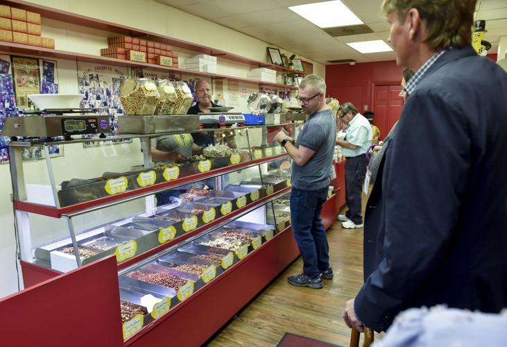 Nutmobile visits Charleston Peanut Shoppe