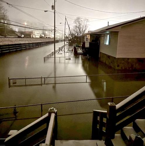 Flooding in Kermit, Mingo County