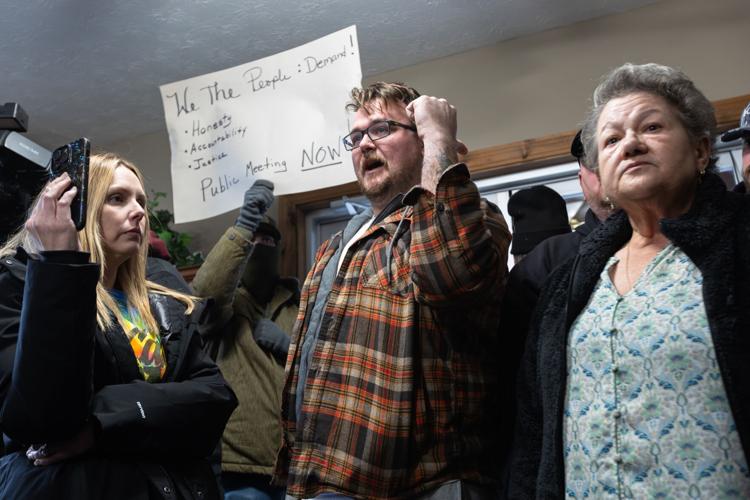 Wayne water oil spill news conference Michael Adkins