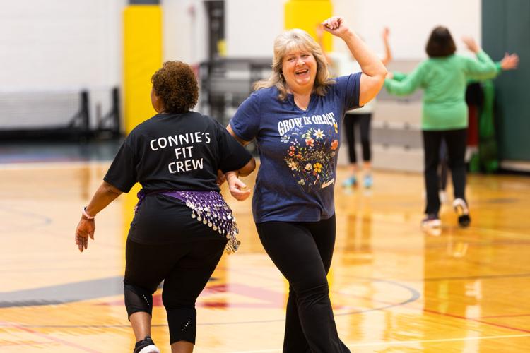 Zumba teacher Connie Akerley