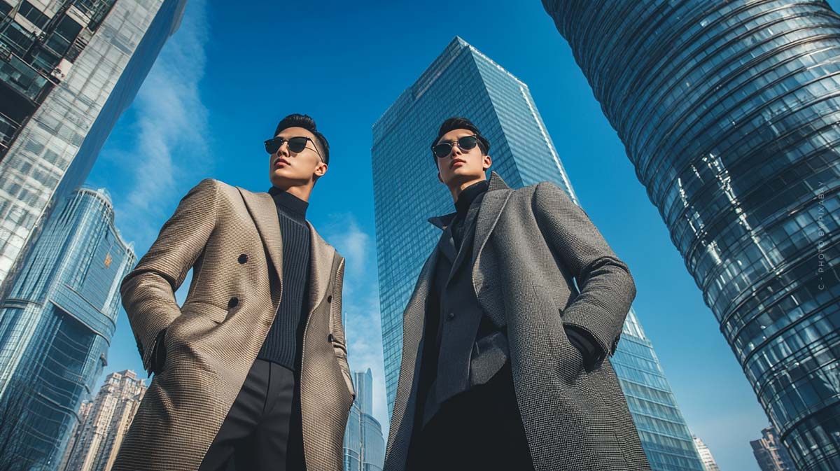 model-one-male-models-china-asian-models-suits-sky-line-sun-glasses-